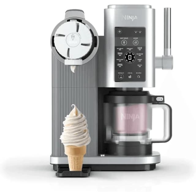Ninja Swirl by CREAMi 13-in-1 NC701UK Ice Cream Maker - Silver