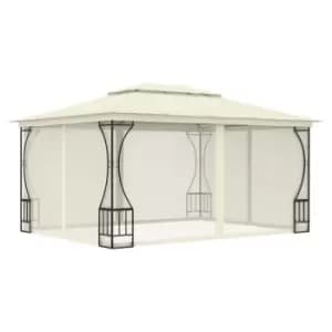 Vidaxl Gazebo With Nets 300x400x265cm Cream