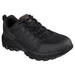Skechers Mens Fannter Leather Occupational Shoes (11 UK) (Black)