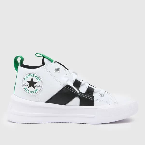 Converse white multi all star ultra Boys Junior trainers White Multi UK 13 (EU 31½)