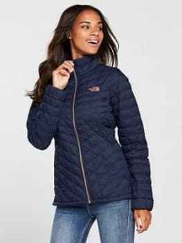 The North Face Thermoball Full Zip Jacket Navy Copper Size L Women