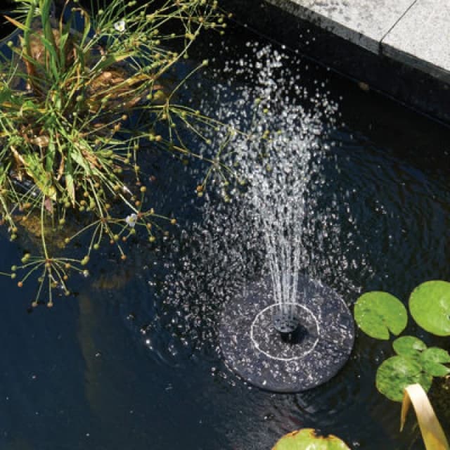 SMART GARDEN Smart Garden Solar Floating Pond Fountain Water Feature Jet 6 Effects Bird Bath 1290005
