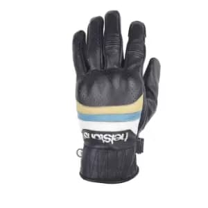 Helstons Mora Air Summer Leather Blue Beige White Gloves T11