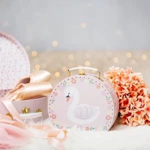 Sass & Belle Freya Swan Set of 2 Suitcases