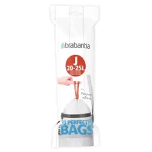 Brabantia Bin Liners PerfectFit Bin Bags 23L (Size J)