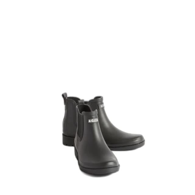Aigle Carville 2 Rubber Womens Ankle Boots - Noir - Size:UK 5