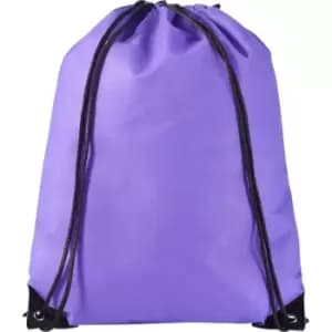 Bullet Evergreen Non Woven Premium Rucksack (34 x 42cm) (Purple)