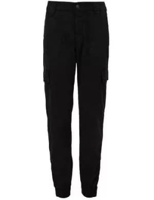 AllSaints Womens Nola High Rise Slim Cargo Joggers, Washed Black, Size: 26