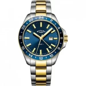 Mens Rotary Havana GMT Quartz Watch