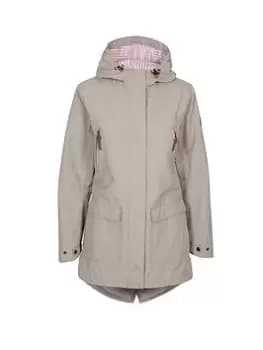Trespass Brampton Jacket - White, Mushroom, Size L, Women