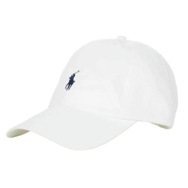 Polo Ralph Lauren Kids Polo Player Cap in Cotton White Baby ONE SIZE
