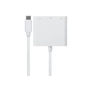 Nikkai USB Type-C to Multi-Port USB Type-C / HDMI / USB-A 3.1 Docking Station - White