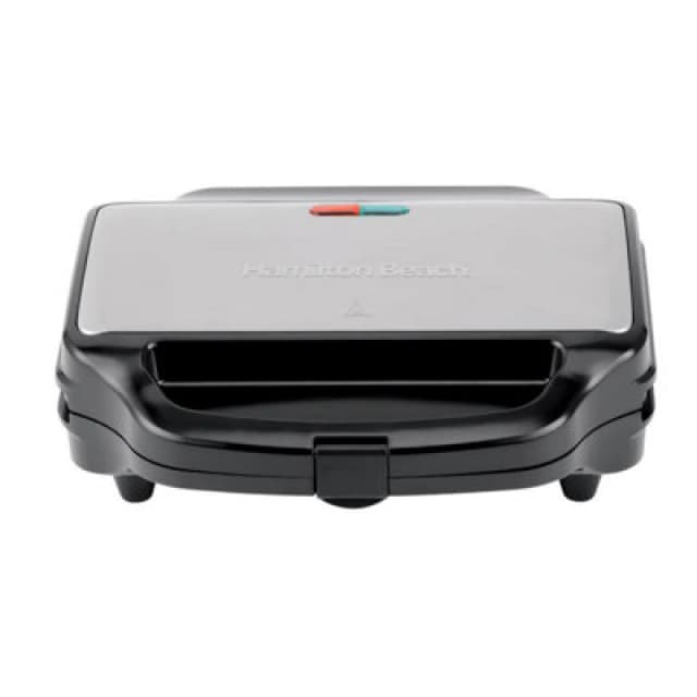 HAMILTON BEACH Deep Fill HB1026 Sandwich Toaster - Black & Stainless Steel 5060916370258