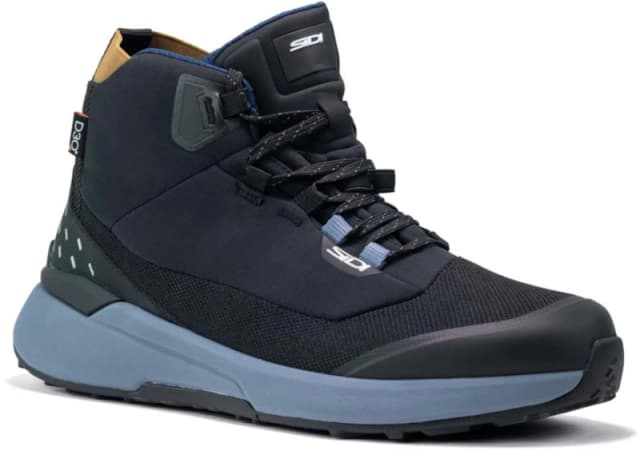 Sidi Nucleus GTX waterproof Motorcycle Shoes, black-blue, Size 47 for Men