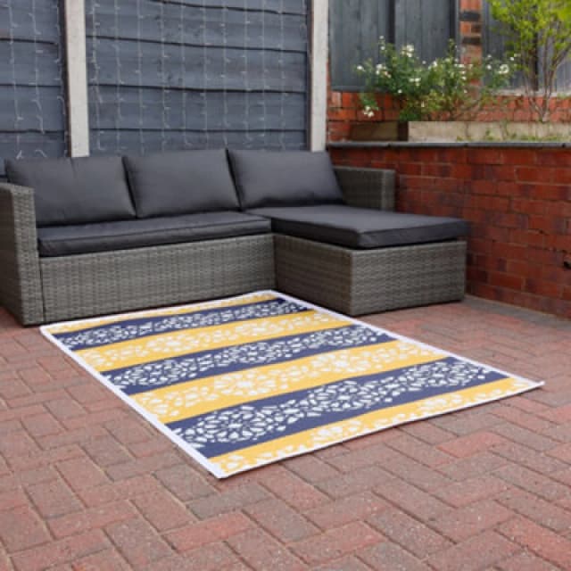 Streetwize Casablanca Mosaic Outdoor Rug - 120cm x 180cm - Multi Multi M
