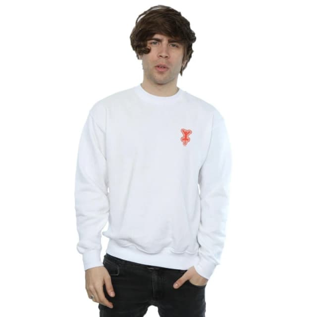 Disney Men Winnie The Pooh Tigger Chest Sweatshirt in White Size: 3X-Large White XXXL Male 5057864417555