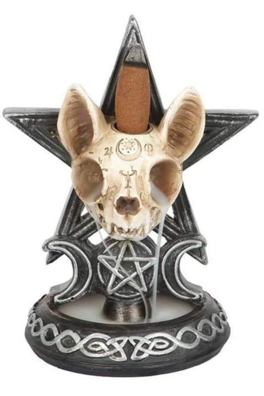 Ouija Cat Backflow Incense Burner