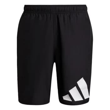 adidas Classic-Length Logo Swim Shorts Mens - Black