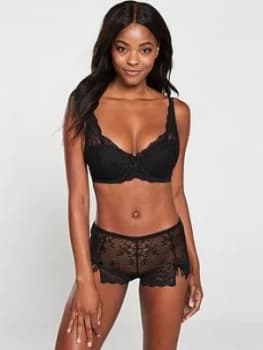 Pour Moi Flora Shorty - Black, Size 10, Women