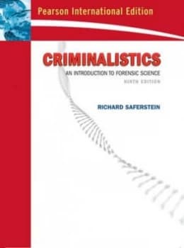 Criminalistics by Richard Saferstein Book