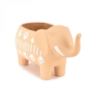 HESTIA Earthenware Ceramic Elephant Planter