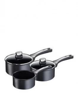 Tefal Expertise 3 Piece Set: 16Cm Milkpan Plus 18Cm & 20Cm Saucepans With Lids