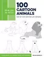 draw like an artist 100 cartoon animals step by step creative line drawing