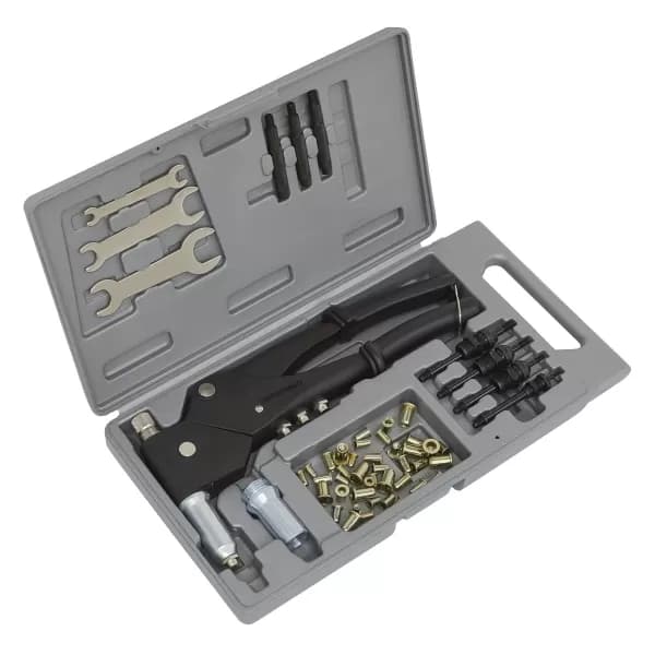 Genuine SEALEY AK396 Blind Nut & Stud Riveting Kit