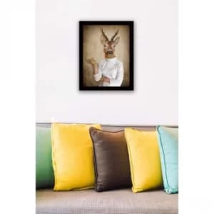 SC0065 Multicolor Decorative Framed MDF Painting