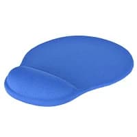Mousepad with Gel Wrist Support - Bright Blue