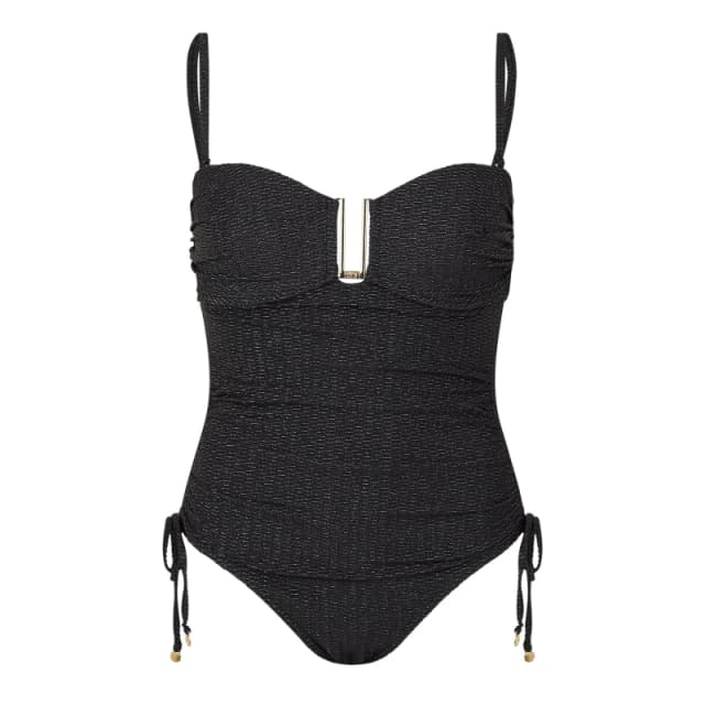 Biba Womens Bandeau Swimsuit Black female 8 (XS)