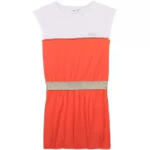 Boss Modal and cotton jersey dress - Orange