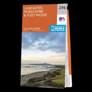 Map of Lancaster, Morecambe & Fleetwood