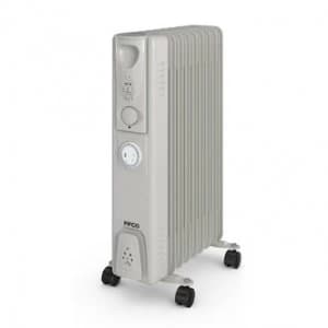 Pifco P43004YT 2 0kW Oil Filled Radiator with 24hr Timer in White