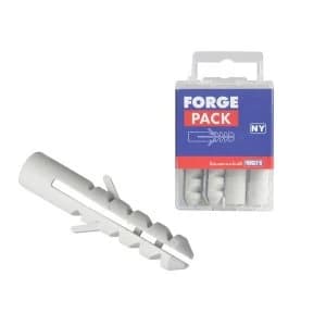 ForgeFix Nylon Expansion Wall Plug Rimless M10 x 50mm Forge Pack 12
