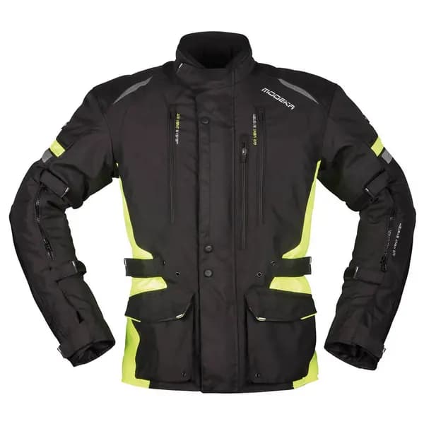 Modeka Jacket Striker II Jacket Black Yellow Size S