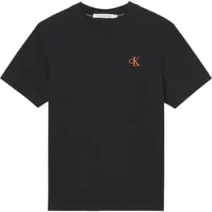 Calvin Klein Jeans LOGO TAPE TEE - Black