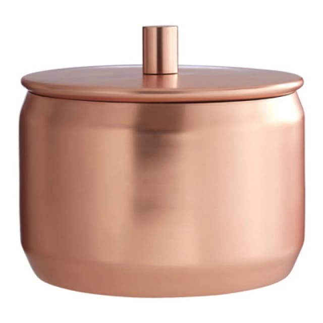 Premier Housewares Maison by Premier Madison Shine Copper Finish Storage Canister Gold