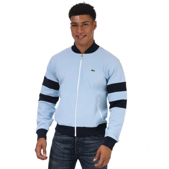 Lacoste Heritage Teddy Style Zip Jacket - Blue Blue XS