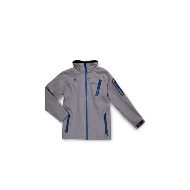 Peak Mountain Children's softshell jacket Peak Mountain Ecolok Gris Male 14 ans ECOLOK/10-16/BG-GRIS