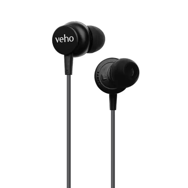 Veho Veho Z-3 In-Ear Stereo Headphones with Built-in Microphone and Remote Control Grey ( VEP-103-Z3-G) VEP-103-Z3-G