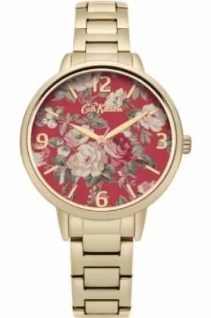 Ladies Cath Kidston Garden Rose Gold Bracelet Watch CKL001GM