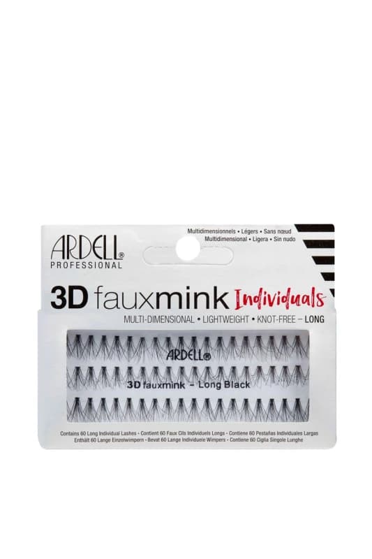 Ardell 3D Faux Mink Individuals - Long Black