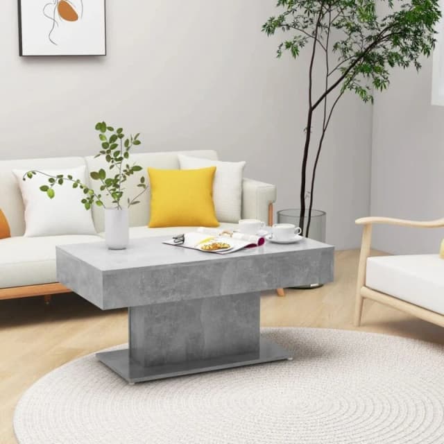 VIDAXL Coffee Table Concrete Grey 96x50x45cm Engineered Wood Vidaxl 8720286560365