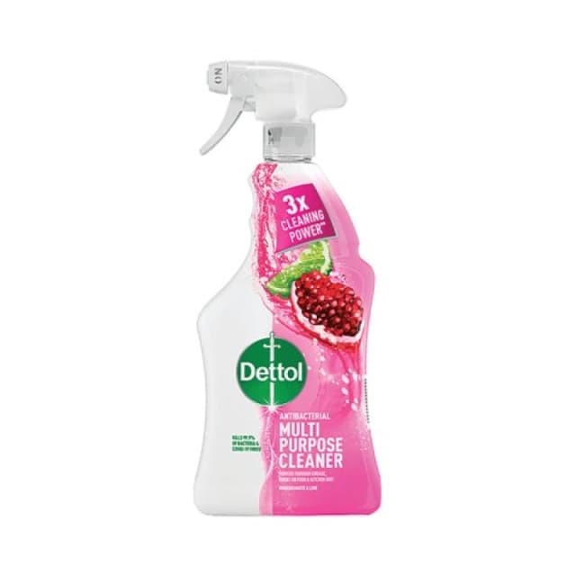 Dettol Dettol Antibacterial Multipurpose Cleaner Spray Pomegranate and Lime 1L (Pack of 6) 3007938 3007938