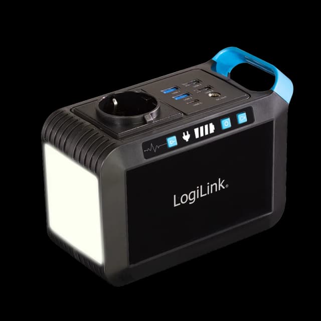 LogiLink Portable power station. 80W