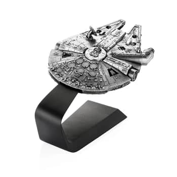 Royal Selangor Star Wars Millennium Falcon Vehicle with Stand 19.5cm - Pewter Replica