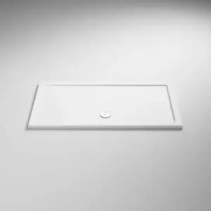 Pearlstone Rectangular Shower Tray 1700mm x 700mm - White - Nuie
