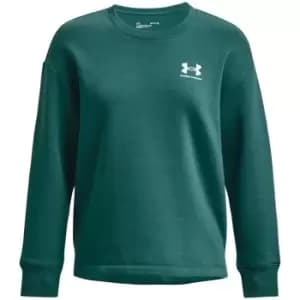 Under Armour Fleece Oversize Crew - Green