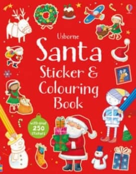 Santa Sticker and Colouring Book by Sam Taplin Book